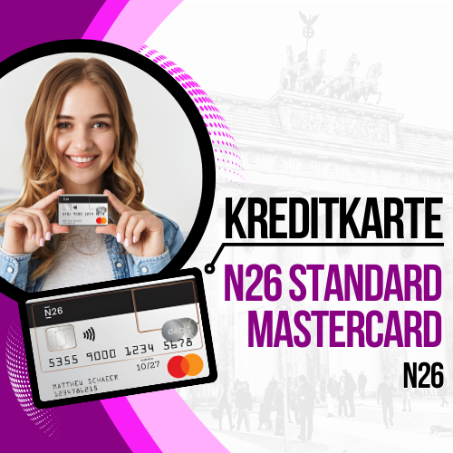 Wie beantrage ich eine N26 – Standard Mastercard