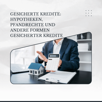 Gesicherte Kredite: Hypotheken, Pfandrechte und andere Formen gesicherter Kredite